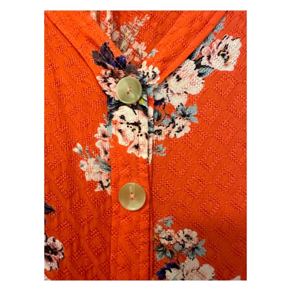 Anthropologie Maeve Button-Down Floral Top - Picture 4 of 13